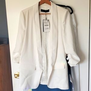 White Zara Blazer